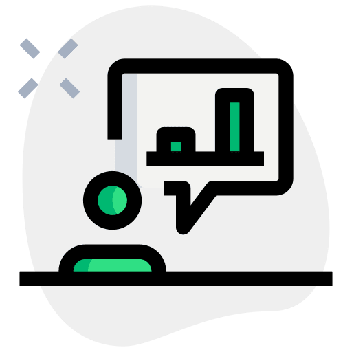 Salesman diagram sales rep salesman icon