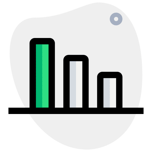 Bar chart stats bar chart statistics icon