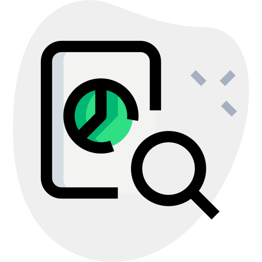 Find data analytics analysis file icon