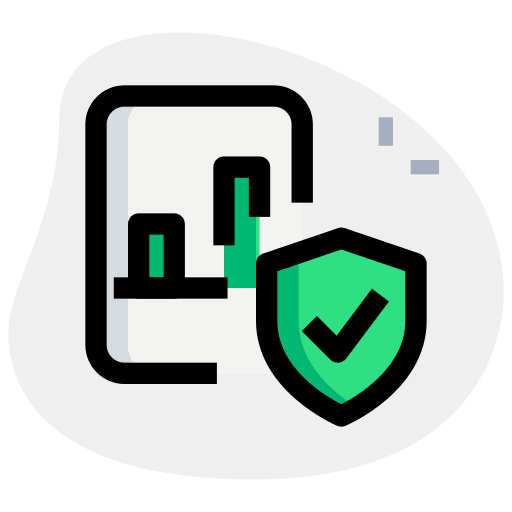 Shield infographic unknown file icon