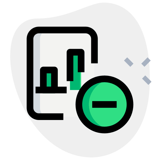 Remove seo and web infographic business and finance icon