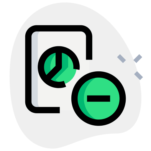 Stop chart pie stop pie chart icon