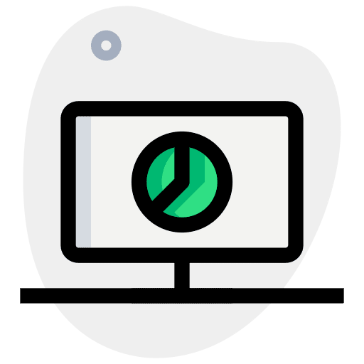 Computer browser computer web analysis icon