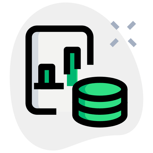 Database storage database bar icon