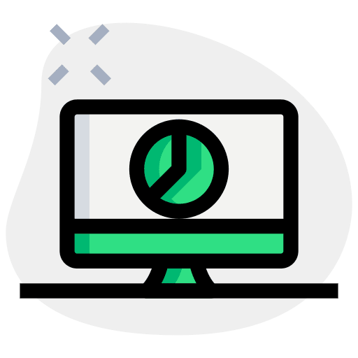 Desktop browser website web analysis icon