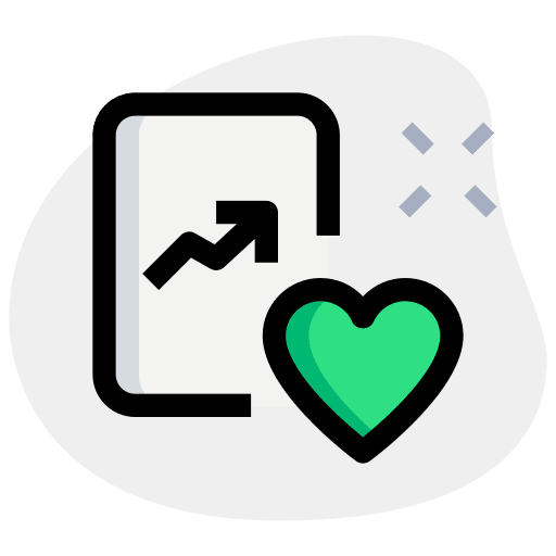 Favorite business and finance business growth chart icon
