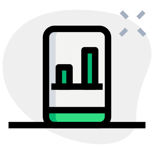 Bar graph information bar graph graph icon