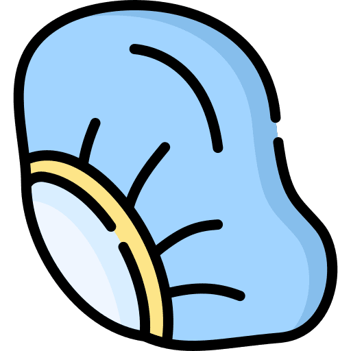 Cap protection hair head icon