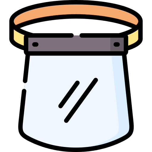 Protection face protection healthcare and medical face icon