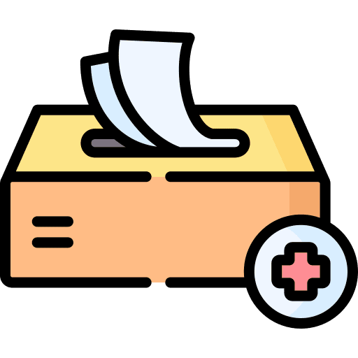 Tissue paper paper sanitary napkin napkin icon