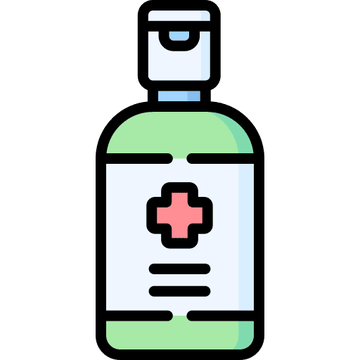 Alcohol gel antibacterial gel alcohol gel hand gel icon