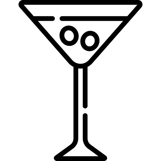 Expresso martini alcoholic drink cocktail beverage icon