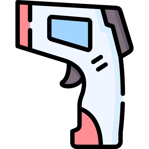 Thermometer thermometer thermometer gun prevent icon