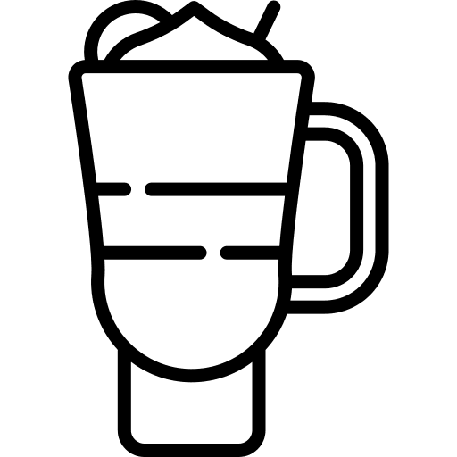 Irish coffee food and restaurant irish coffee beverage icon