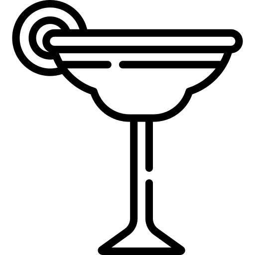 Margarita beverage food and restaurant cocktail icon