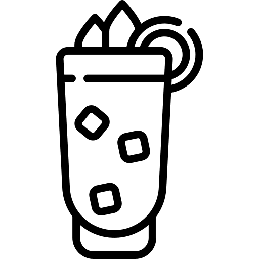 Bloody mary beverage party food and restaurant icon