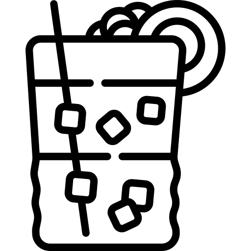 Bramble cocktail beverage party icon