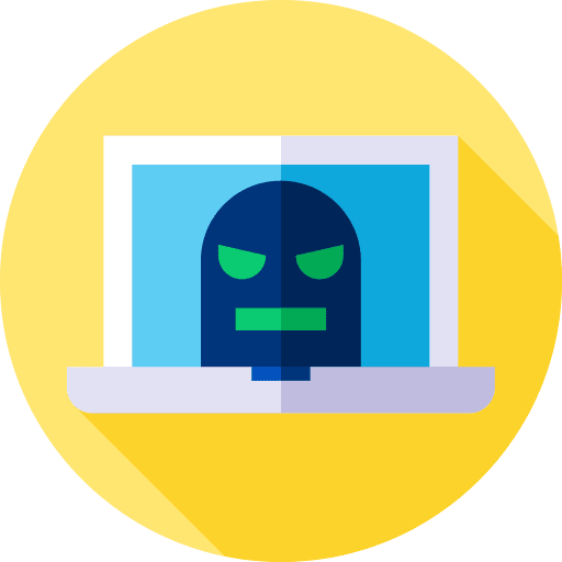 Cyber crime hacker cyber security spy icon