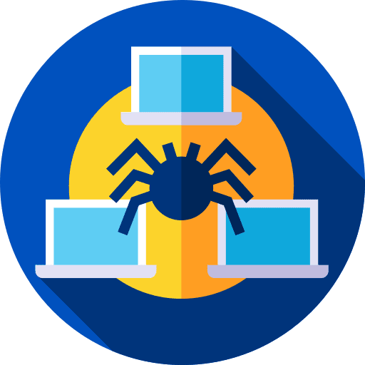Hacker security ip bug icon