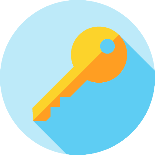 Key key tools and utensils password icon