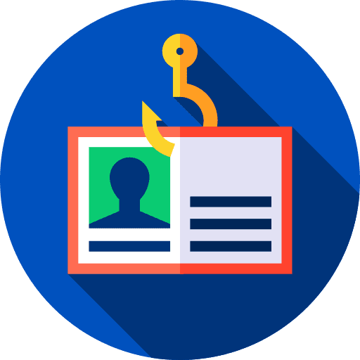 Phishing information phishing cyber security icon