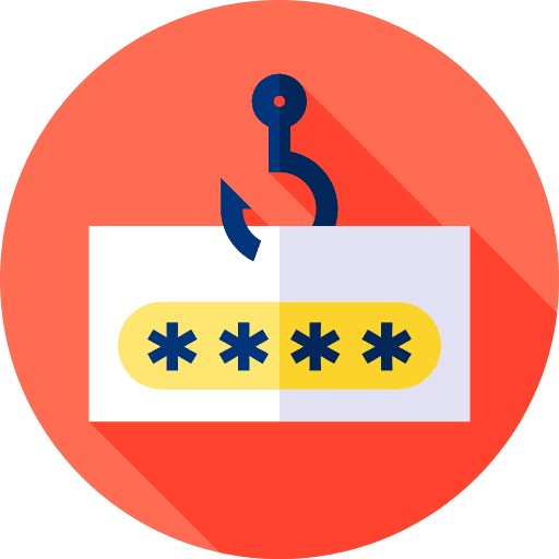 Phishing phishing cyber attack stealing icon