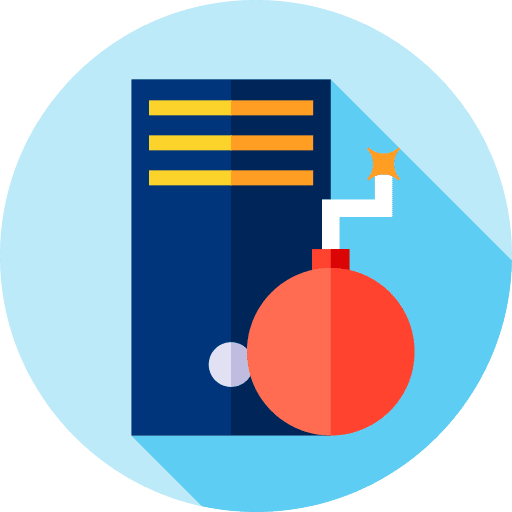 Cyber attack hacker cyber attack cyber security icon