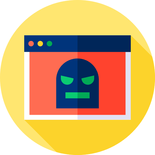 Cyber attack security hacker cyber crime icon