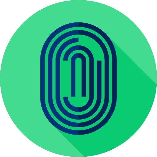 Fingerprint finger print internet internet of things icon