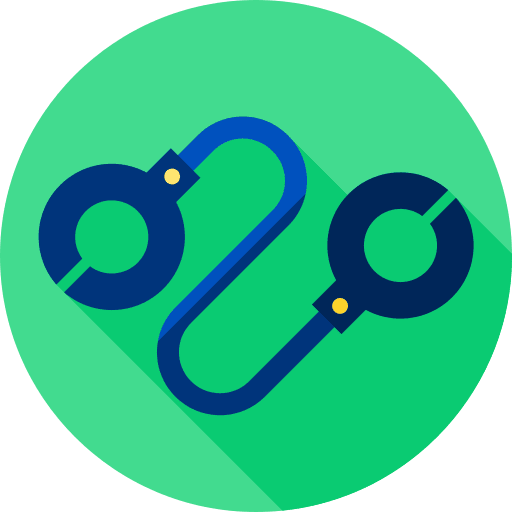 Handcuffs police prision arrest icon