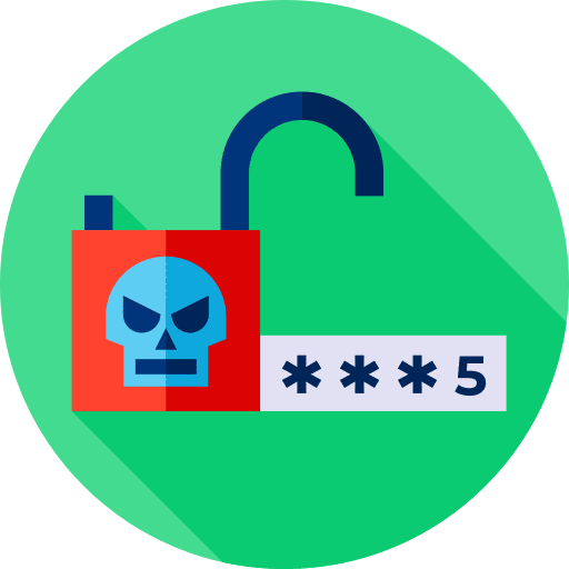 Password locked security password icon