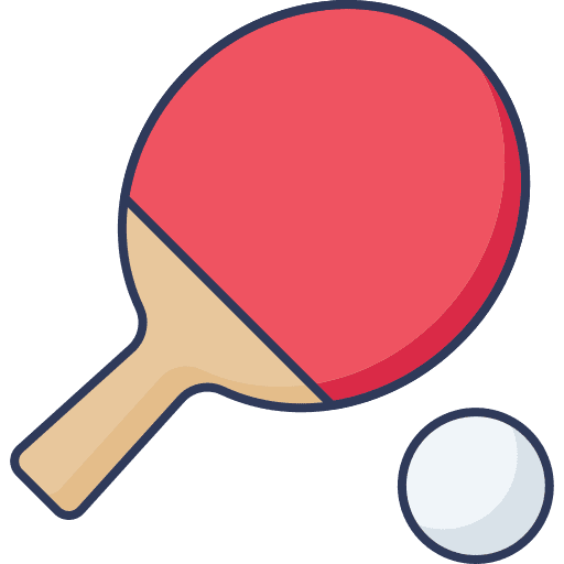 Table tennis table tennis tennis ball icon