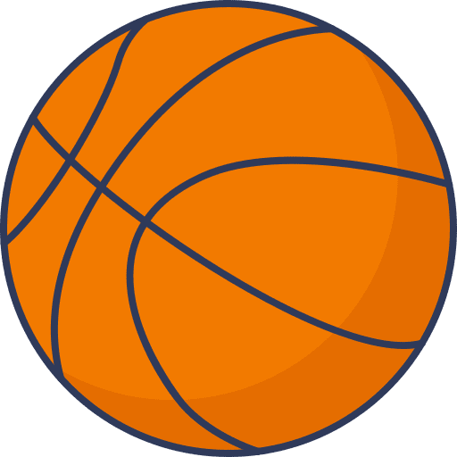 Basketball sports and competition basketball equipment icon