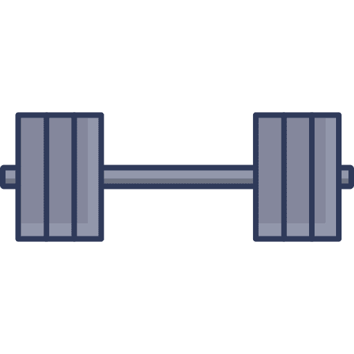 Dumbbell sports and competition fitness sport icon