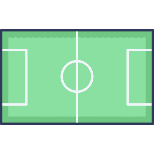 Football field football sports and competition field icon