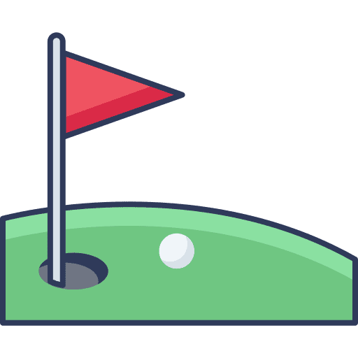 Golf sport golf golf ball icon
