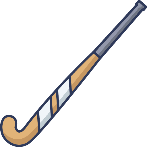 Hockey stick hockey equipment hockey sports and competition icon