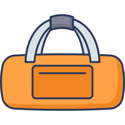 Sport bag fashion bag sport bag icon