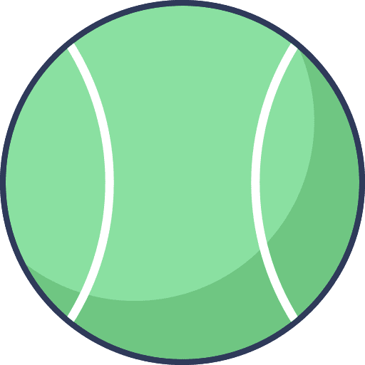 Tennis ball tennis ball sports and competition icon