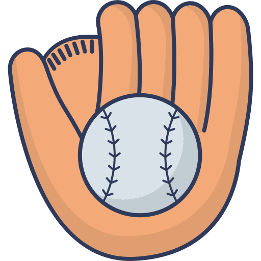 Baseball glove baseball glove glove sports and competition icon