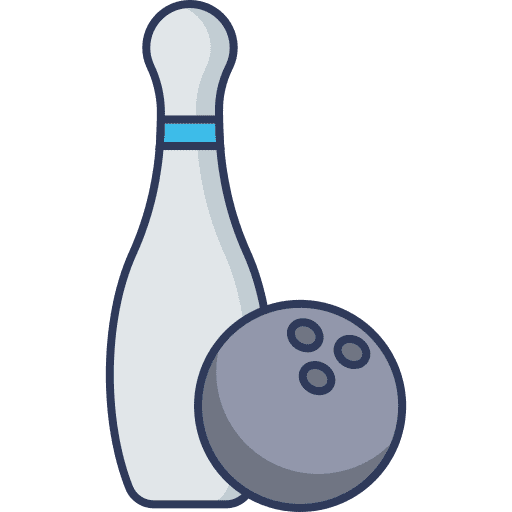 Bowling pin bowling pin bowling sport icon