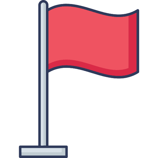 Flag fluttering maps and flags waving icon