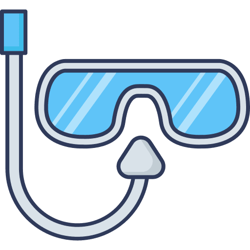 Snorkling tool swim snorkle icon