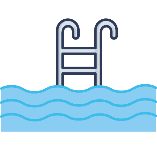 Swimming pool pool ladder water icon