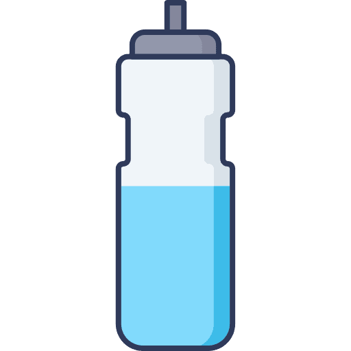 Water bottle food and restaurant drink bottle icon