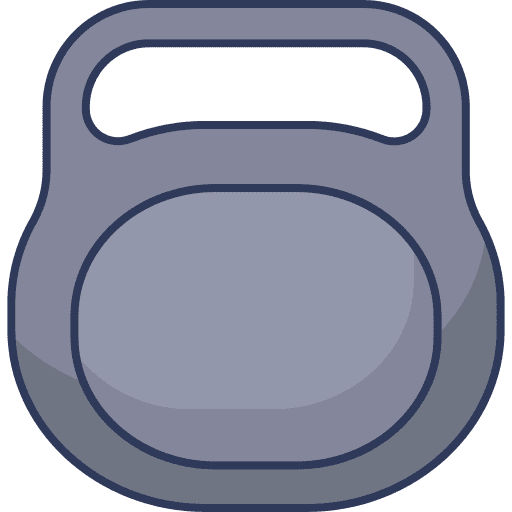 Kettlebell kettlebell gymnastic sports and competition icon