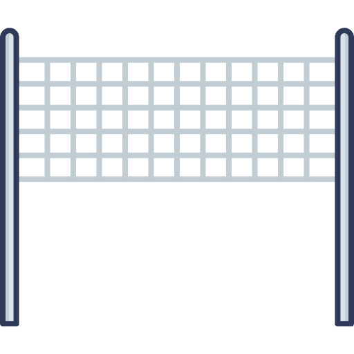 Net sports and competition sport field icon