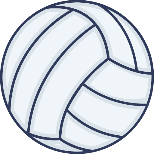 Volleyball ball sports and competition volleyball equipment icon