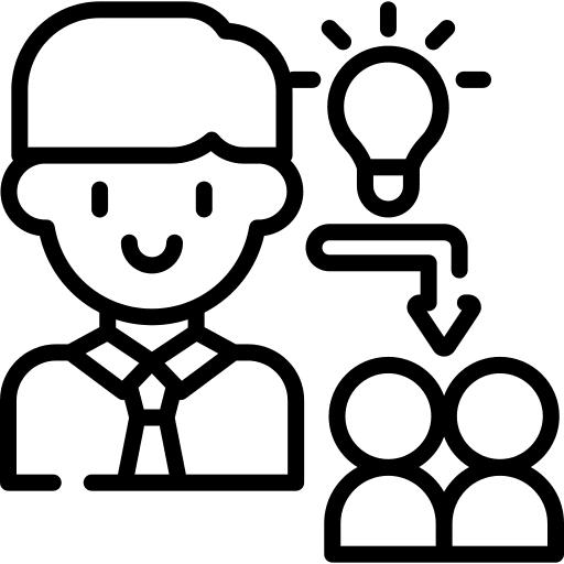 Coaching understand teaching work icon