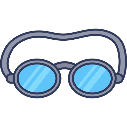 Swimming glasses swim diving googles dive icon